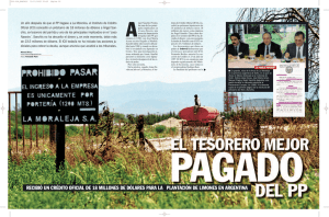 El Ex tesorero del PP un moroso millonario