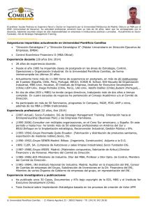 CV Jacobo Pedrosa: Gestión Estratégica y Emprendimiento