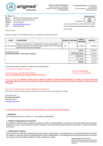 CLAVE DESCRIPCIÓN UNIDAD CANTIDAD PRECIO UNITARIO