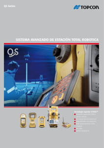 SISTEMA AVANZADO DE ESTACIÓN TOTAL ROBOTICA