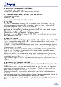 Especificaciones Técnicas de Productos