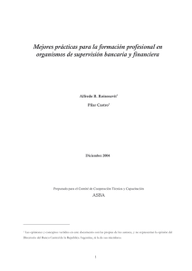 Mejores prácticas para la formación profesional en organismos de