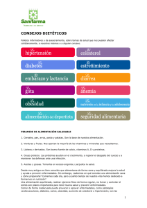 Consejos dietéticos