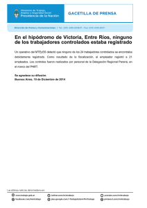 En el hipódromo de Victoria, Entre Ríos, ninguno de los