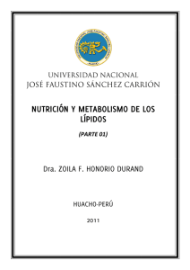 Cuaderno Lipidos (Parte 1) - Facultad de Medicina Humana