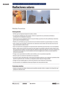 Radiaciones solares