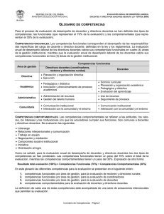 Glosario Competencias