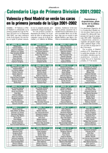 Descárguese el calendario de la Liga en formato PDF