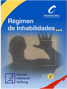 Régimen de inhabilidades - Partido Conservador Colombiano