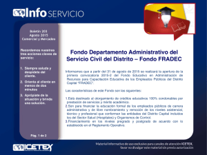 Fondo Departamento Administrativo del Servicio Civil del Distrito
