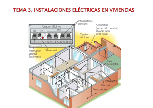 Instalaciones Eléctricas en Viviendas: Material de Lección