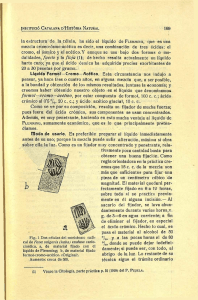 la estructura de la célula, ha sido el líquido de FLEMMING, que es