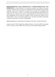 RESPONSABILIDAD CIVIL CONTRACTUAL Y