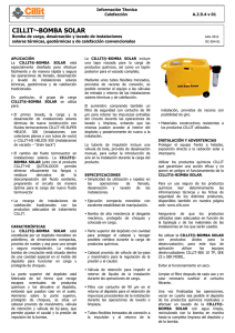 cillit®-bomba solar