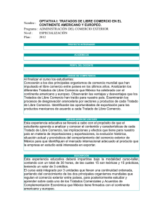 TRATADOS DE LIBRE COMERCIO EN EL CONTINENTE