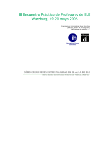 Redes Léxicas en ELE: Estrategias para el Aula