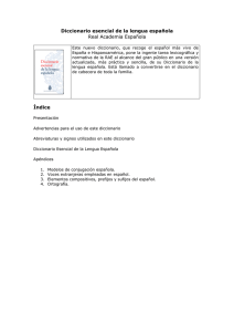 Diccionario esencial de la lengua española Real Academia