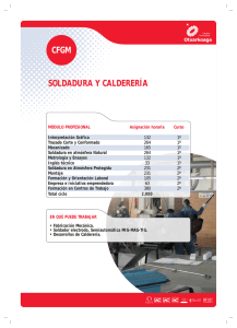 soldadura y calderería cfgm - Centro Formativo Otxarkoaga