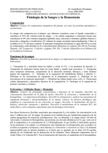 Fisiología de la Sangre y la Hemostasia
