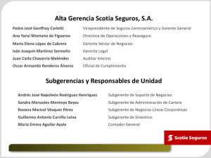 Alta Gerencia y Responsables de Unidad