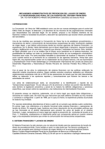 mecanismos administrativos de prevencion del lavado de dinero y
