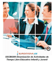 SSCB0209 Dinamización de Actividades de Tiempo Libre Educativo