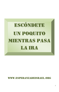 Escóndete un poquito mientras pasa la Ira
