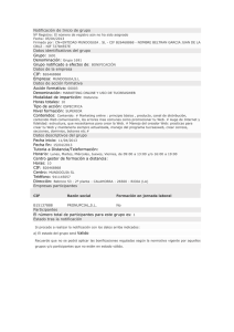 Grupo 1691 Grupo notificado a efecto