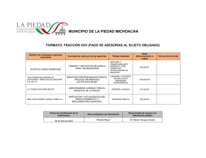 10.XXV Pago de asesorías al sujeto obligado Oficialia Mayor