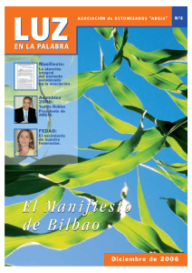 Revista 6 - ARGIA. Asociación de ostomizados de Bizkaia
