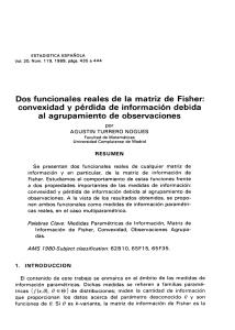 convexidad y pérdida de información debida al agrupamiento