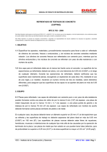 Refrentado de Testigos de Concreto: Manual de Ensayo