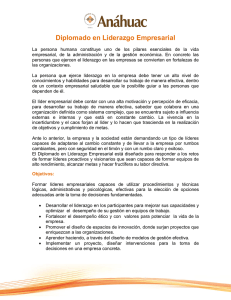 Diplomado en Liderazgo Empresarial
