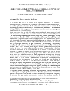 Neuropsicología Infantil y Educación Especial