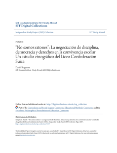 La negociación de disciplina, democracia y derechos en la