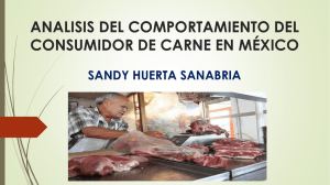 analisis del comportamiento del consumidor de carne en