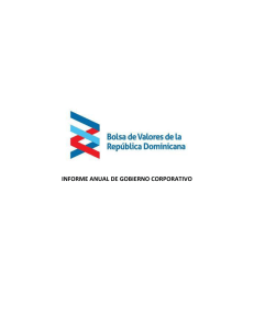 informe anual de gobierno corporativo
