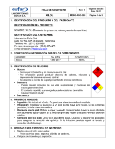 MSDS Xilol: Seguridad, Peligros y Precauciones