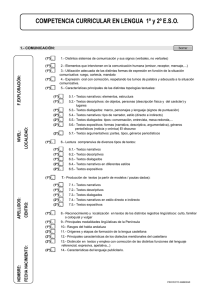 NCC del 1º y 2º de la ESO: Lengua castellana