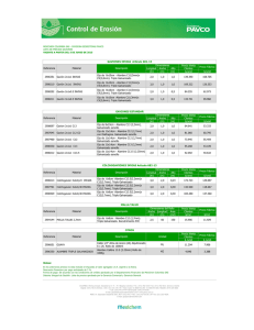 Precio Venta Longitud Ancho Alto Clientes (m) (m) (m) $/unid $/unid
