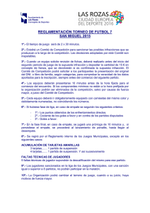 Normativa Fútbol 7 - Ayuntamiento de Las Rozas