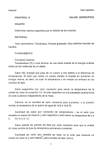 Calor específico