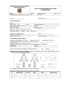 Formulario Clínico-Epidemiológico de Leishmaniasis - Militar Colombia