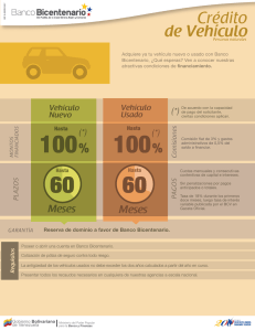 Crédito de Vehículo Folleto