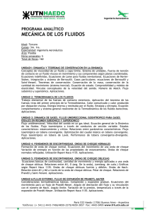 Mecánica de los Fluidos