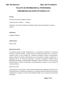 Tobramicina solución oftálmica 0,3%