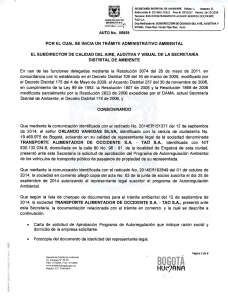 bogota - Secretaría Distrital de Ambiente