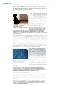 Inseminacion artificial casera - La Nacion.