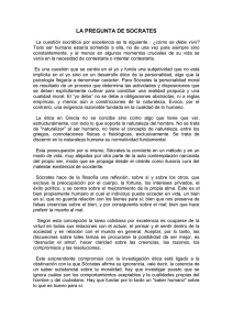 la pregunta de socrates