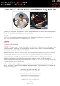 Curso de Tao Yin Chi Kung con el maestro Tung Kuan Yen